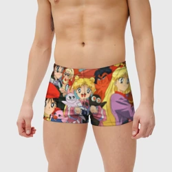 Мужские купальные плавки 3D Сейлор Мун - фото 2