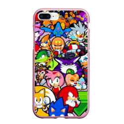 Чехол для iPhone 7Plus/8 Plus матовый Sonic Pixel Friends