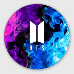 Круглый коврик для мышки BTS БТС