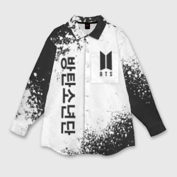 Мужская рубашка oversize 3D BTS