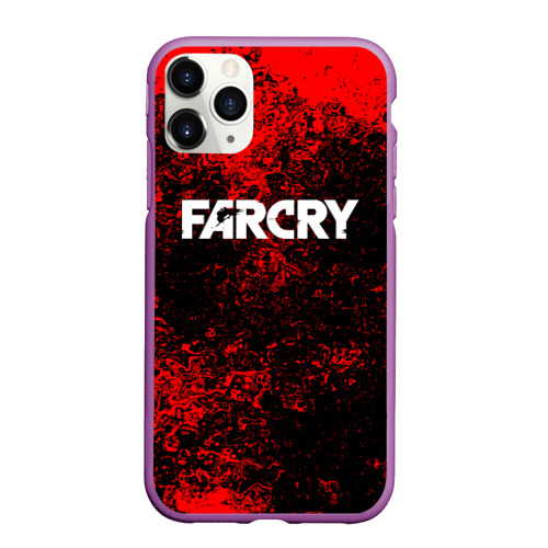 Чехол для iPhone 11 Pro Max матовый Farcry, цвет фиолетовый