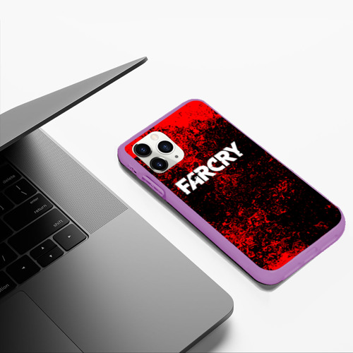 Чехол для iPhone 11 Pro Max матовый Farcry, цвет фиолетовый - фото 5