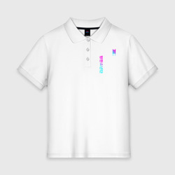 Женское поло хлопок BTS БТС