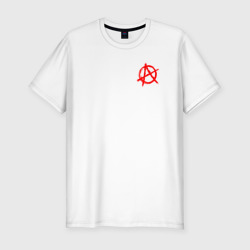 Мужская футболка хлопок Slim Анархия anarchy
