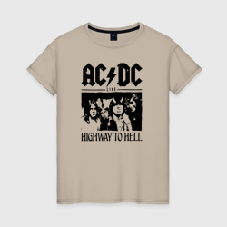 Футболка AC/DC highway to hell (Женская)