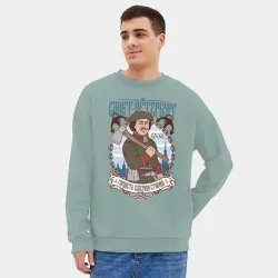 Мужской свитшот oversize без начеса хлопок Санкт-Петербург - фото 2