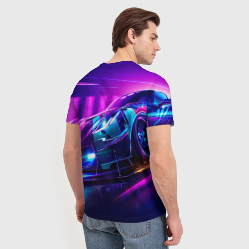 Мужская футболка 3D Need for Speed, цвет 3D печать - фото 4
