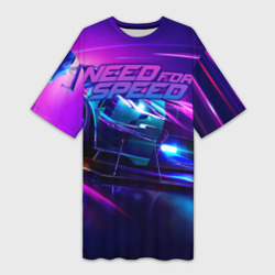 Платье-футболка 3D Need for Speed