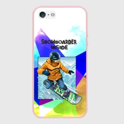 Чехол для iPhone 5/5S матовый Сноуборд