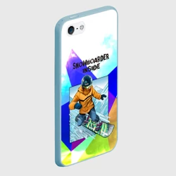 Чехол для iPhone 5/5S матовый Сноуборд - фото 2