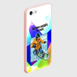 Чехол для iPhone 5/5S матовый Сноуборд - фото 2