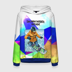 Женская толстовка 3D Сноуборд
