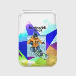 Картхолдер Magsafe магнитный Сноуборд