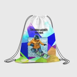 Рюкзак-мешок 3D Сноуборд
