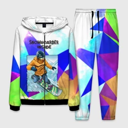 Мужской костюм 3D Сноуборд