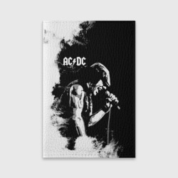 Обложка для паспорта матовая кожа AC/DC