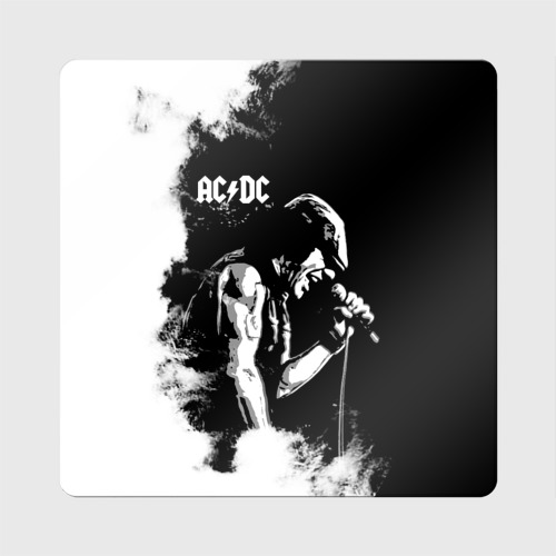 Магнит виниловый Квадрат AC/DC
