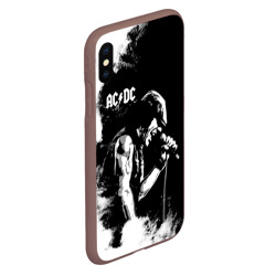 Чехол для iPhone XS Max матовый AC/DC - фото 2