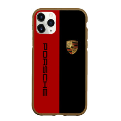 Чехол для iPhone 11 Pro Max матовый Porsche