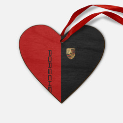 Деревянная игрушка Сердце Porsche