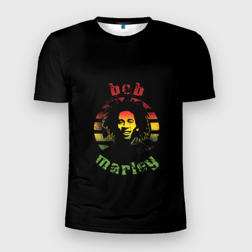 Мужская футболка 3D Slim Боб Марли, цвет 3D печать