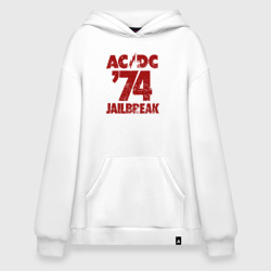 Худи SuperOversize хлопок AC/DC 74 jailbreak