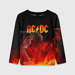 Детский лонгслив 3D AC/DC