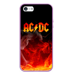 Чехол для iPhone 5/5S матовый AC/DC