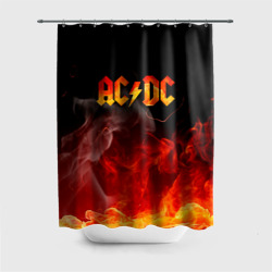 Штора 3D для ванной AC/DC