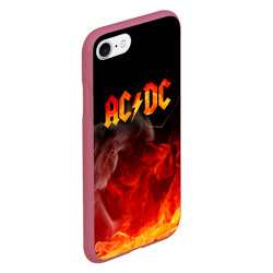 Чехол для iPhone 7/8 матовый AC/DC - фото 2