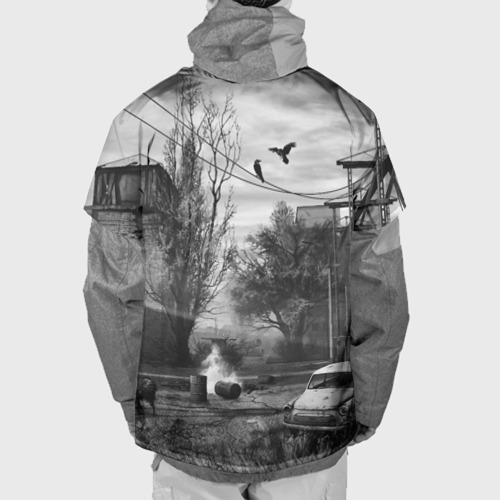 Накидка на куртку 3D Сталкер-Чернобыль, цвет 3D печать - фото 2