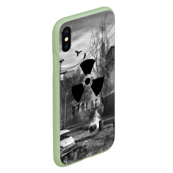 Чехол для iPhone XS Max матовый Сталкер-Чернобыль - фото 2
