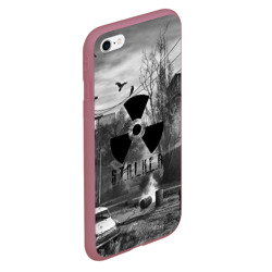 Чехол для iPhone 6/6S матовый Сталкер-Чернобыль - фото 2