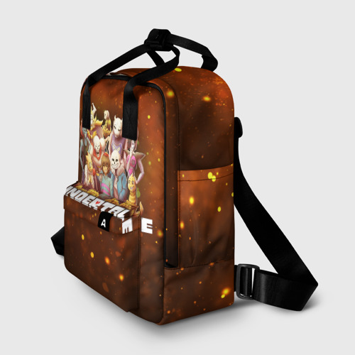 Женский рюкзак 3D с принтом UNDERTALE, фото на моделе #1