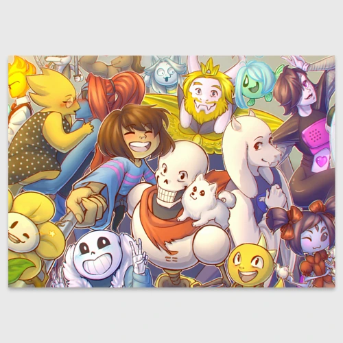 Поздравительная открытка Undertale