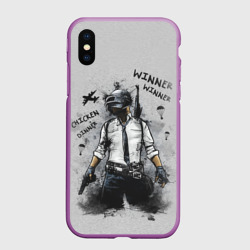 Чехол для iPhone XS Max матовый PUBG