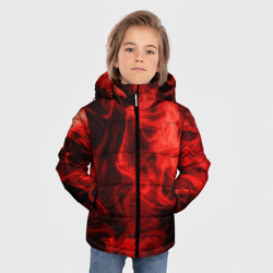 Зимняя куртка для мальчиков 3D Красный дым - фото 2