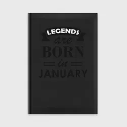 Ежедневник Legends are born in january