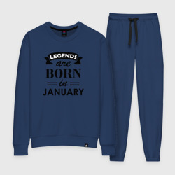 Женский костюм хлопок Legends are born in january