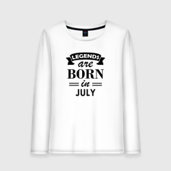 Женский лонгслив хлопок Legends are born in july