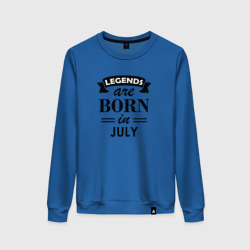 Женский свитшот хлопок Legends are born in july