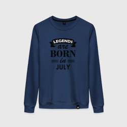 Женский свитшот хлопок Legends are born in july