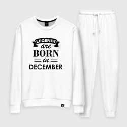 Женский костюм хлопок Legends are born in december