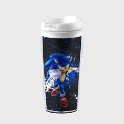 Термокружка-непроливайка Blue speed Sonic