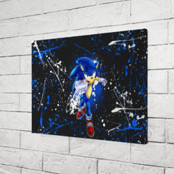 Холст прямоугольный Blue speed Sonic - фото 2