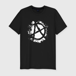 Мужская футболка хлопок Slim Анархия anarchy