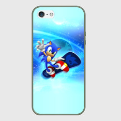 Чехол для iPhone 5/5S матовый Соник