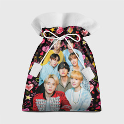 Подарочный 3D мешок I Love BTS