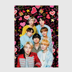 Постер I Love BTS