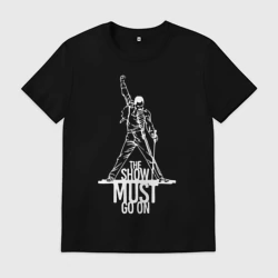 Мужская футболка хлопок Queen - The Show Must Go On